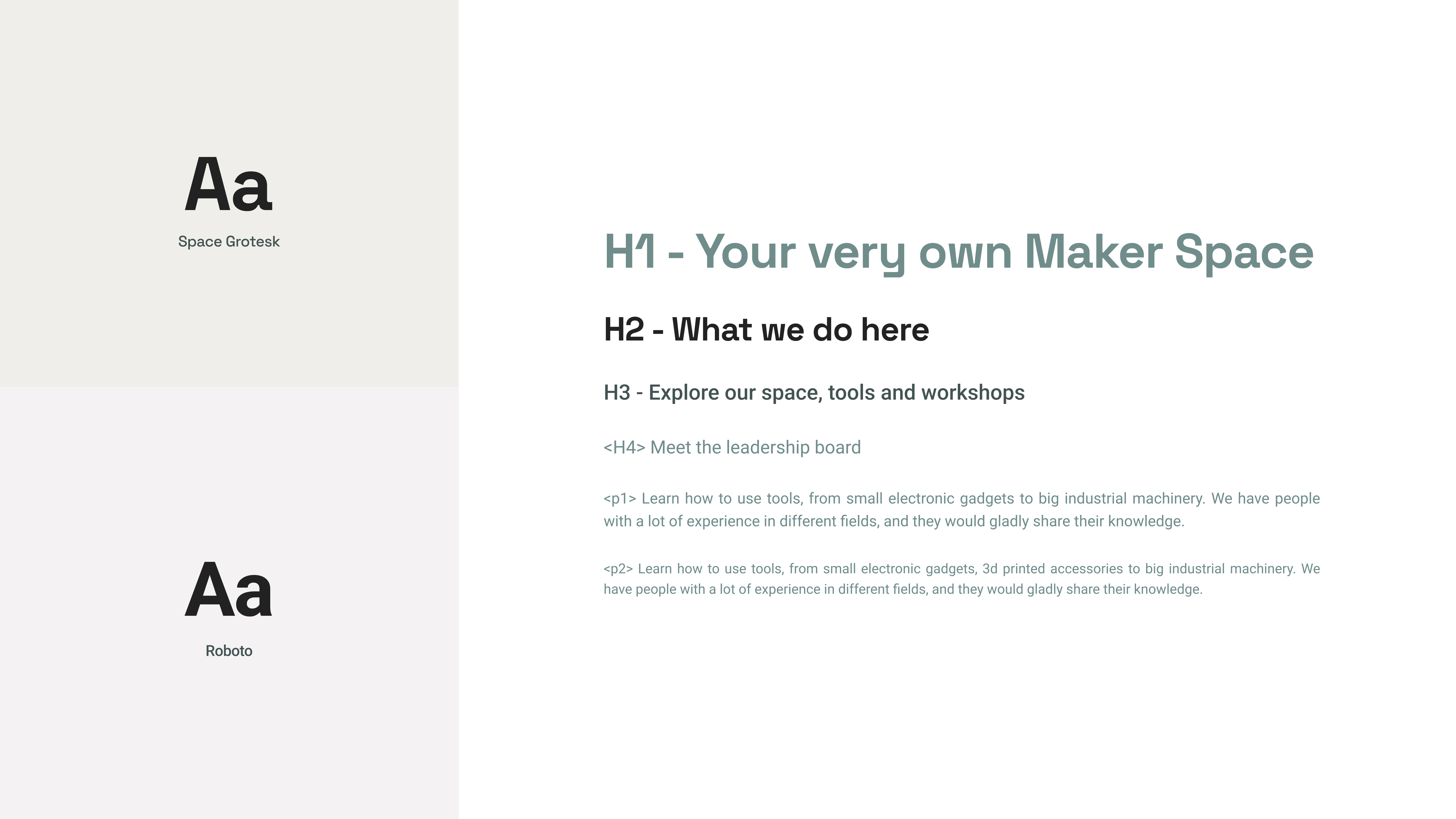 O'town Garage Makerspace: Type