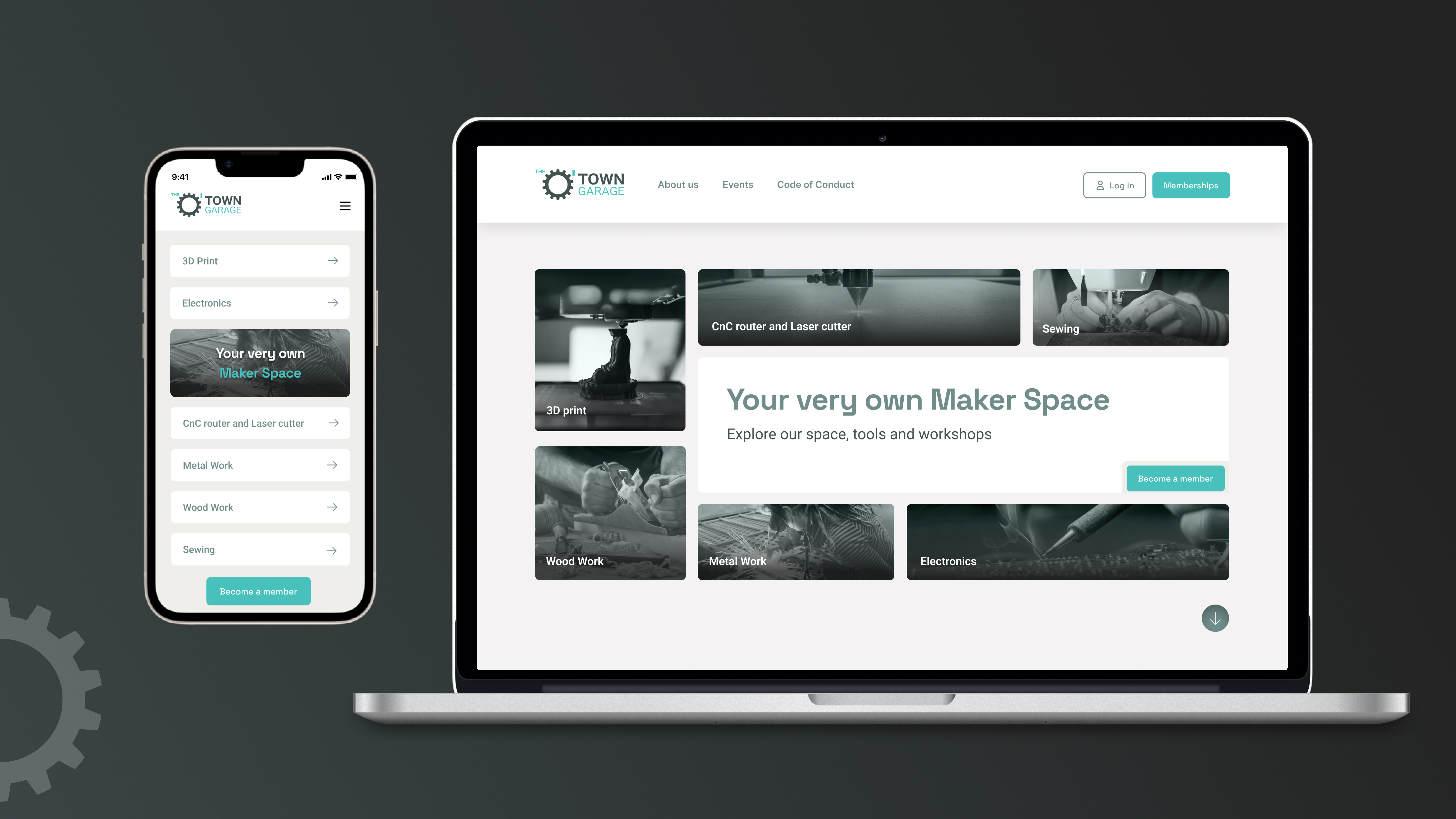 O'town Garage Makerspace: overview page