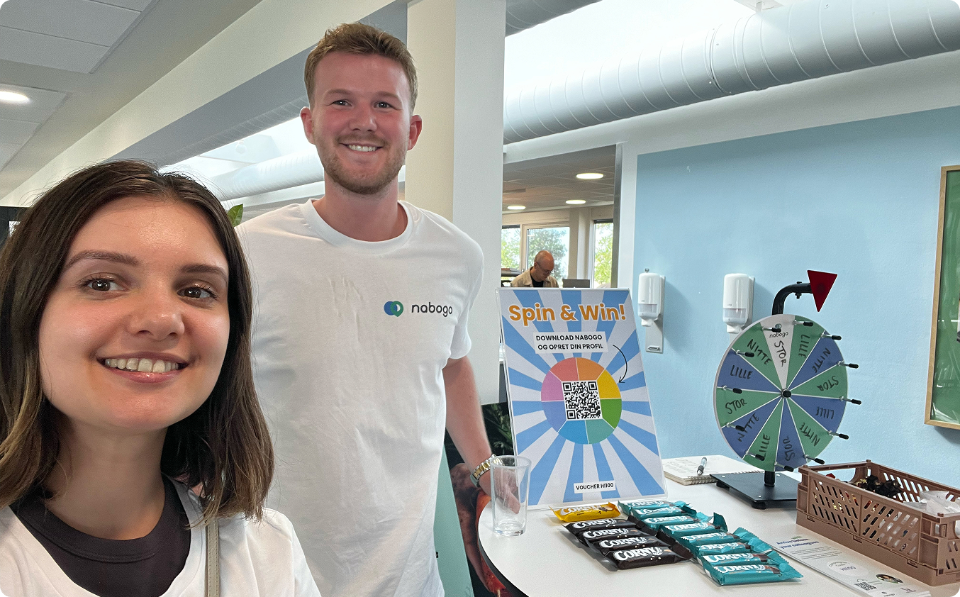 Nabogo: user testing onboarding at Novo Nordisk event