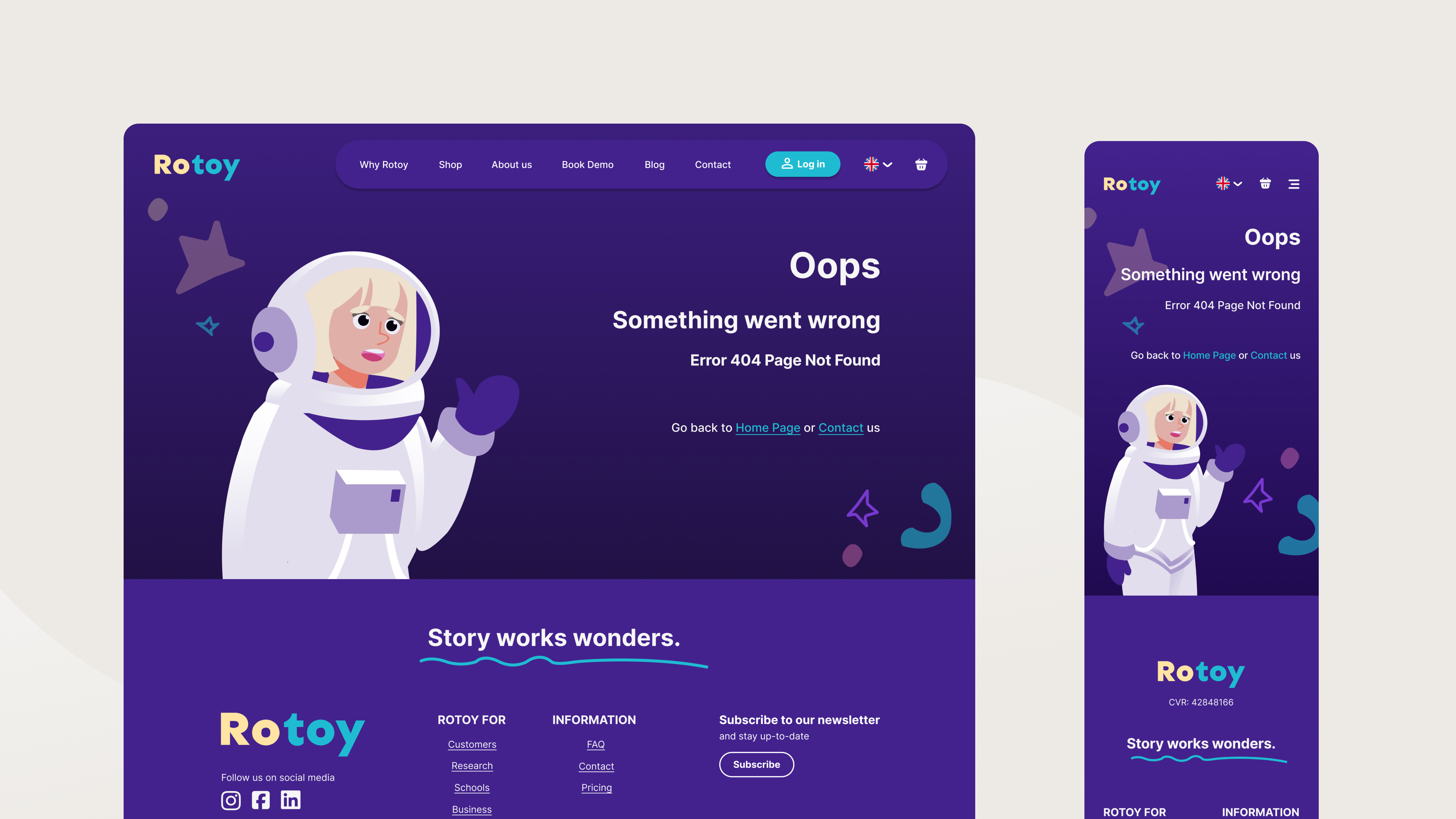 Rotoy: error mockup1