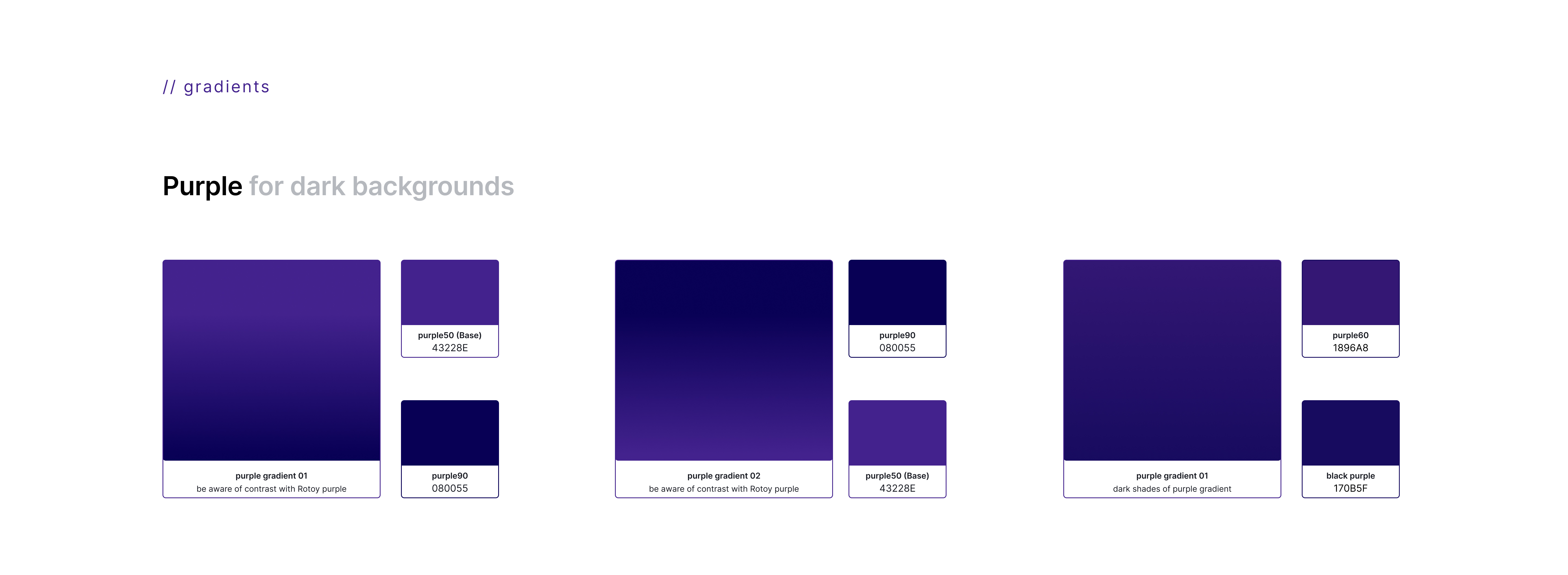 Rotoy: gradients