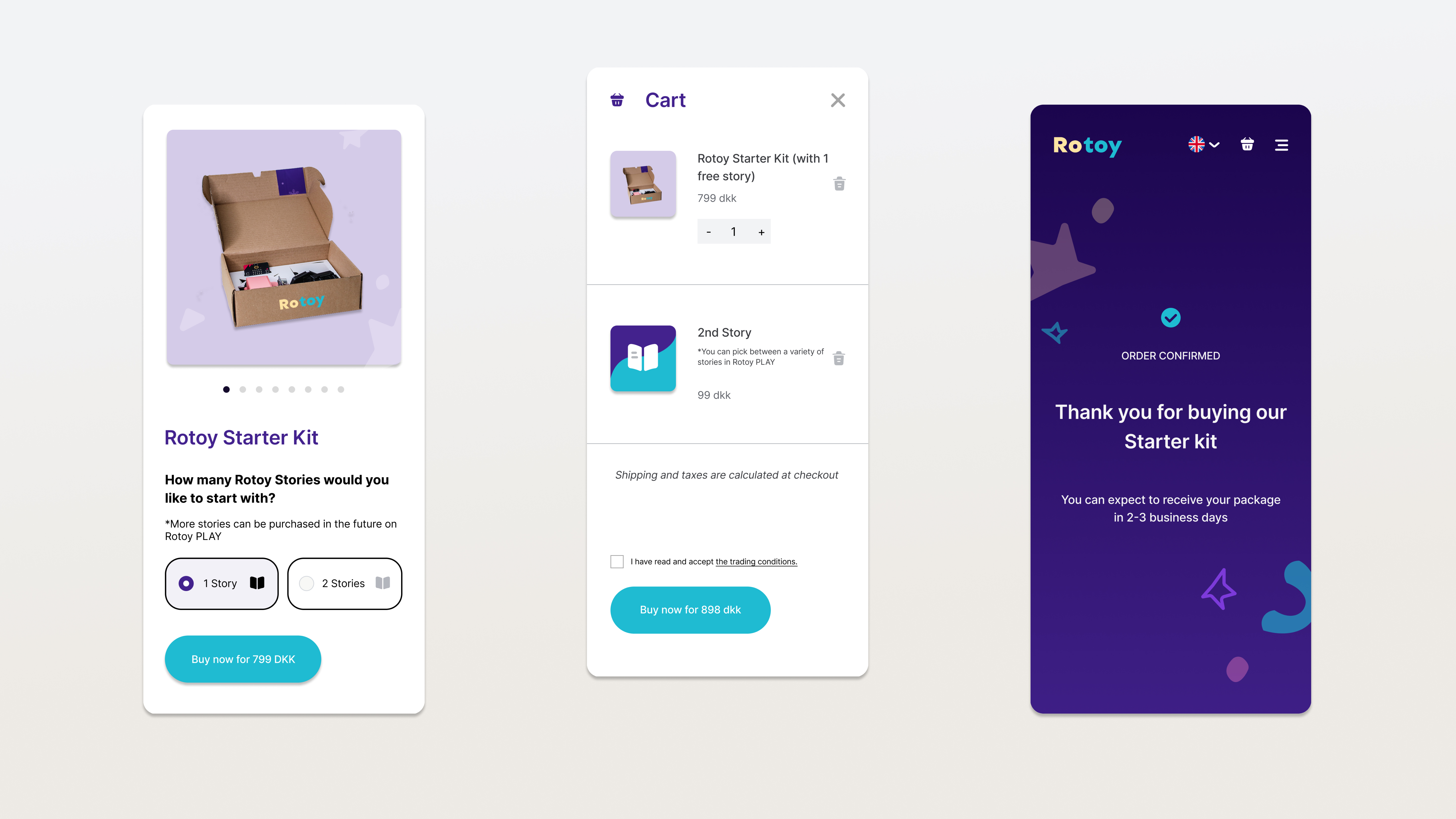 Rotoy: mobile mockups 2