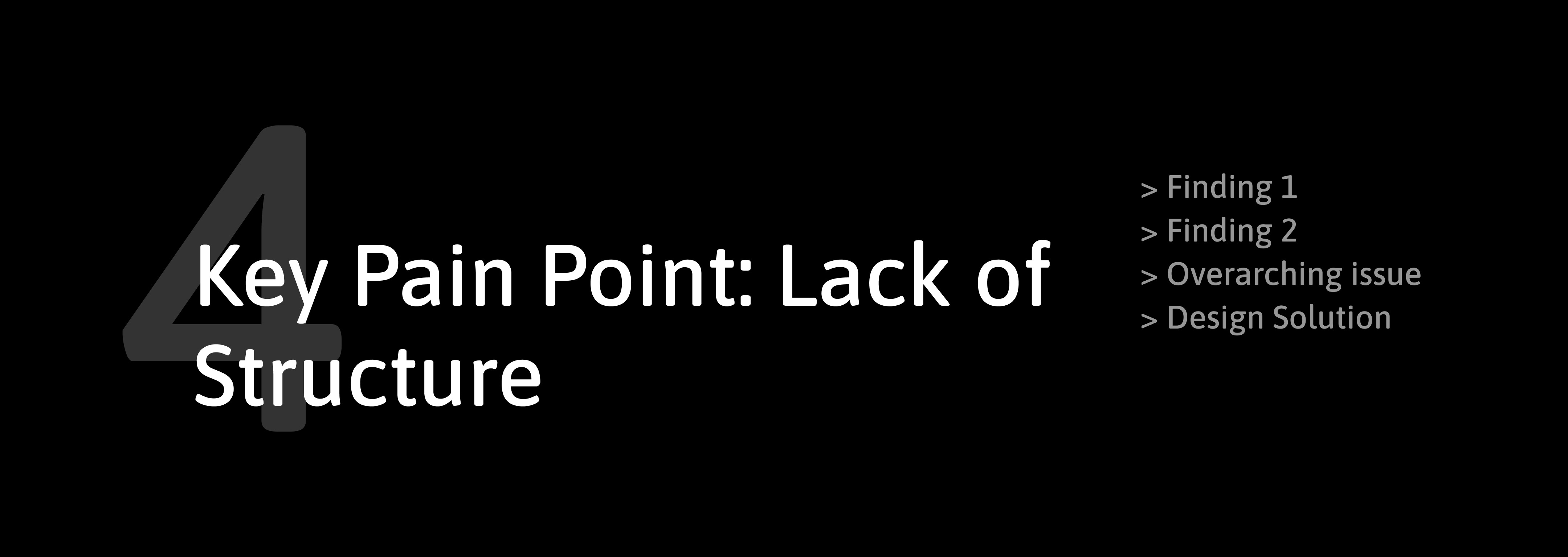 SDU intranet: Chapter 4 - Lack of structure